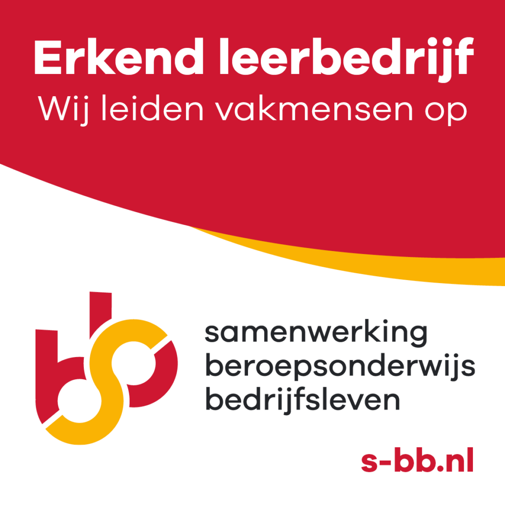 Wij zijn een SBB erkend leerbedrijf